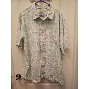 ​Quiksilver Waterman Collection XXL Short Sleeve Button Up Tropical Hawaiian